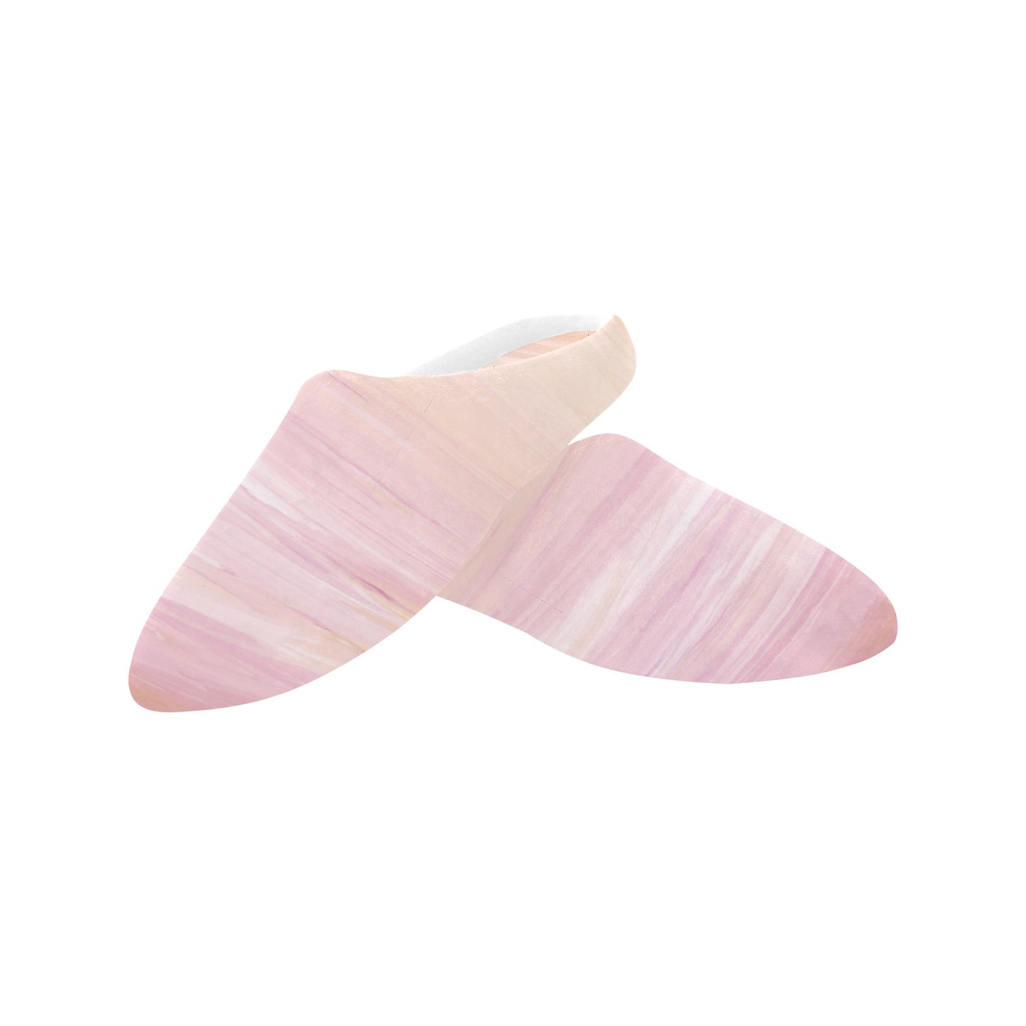 Peach Ombre Women's Non-Slip Cotton Slippers