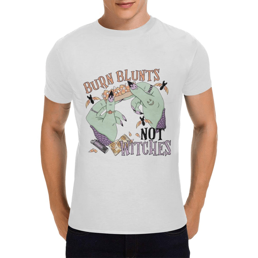 Burn blunts not witches Men's T-Shirt