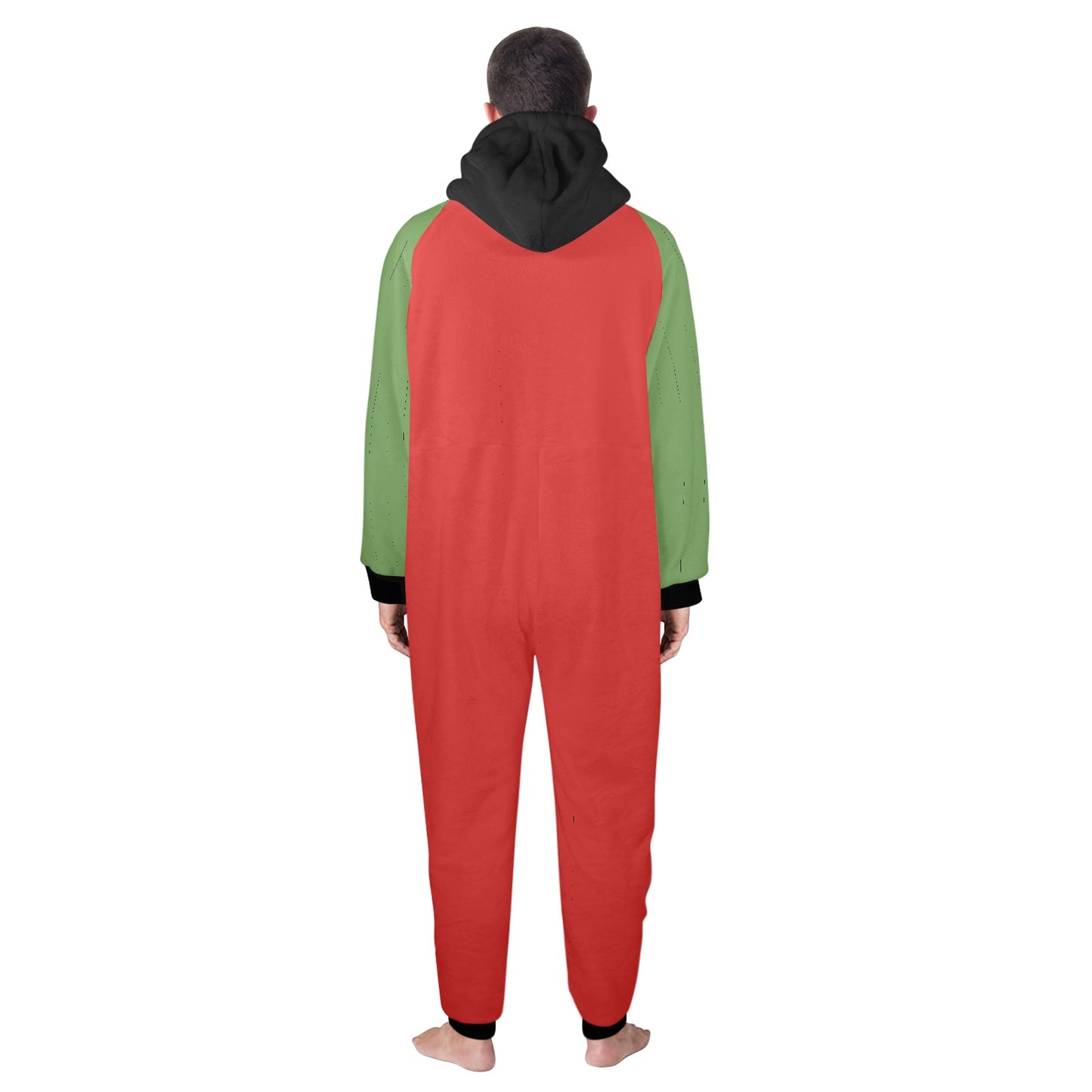 Mama Claus- Christmas Unisex One-Piece Zip Up Hooded Pajamas