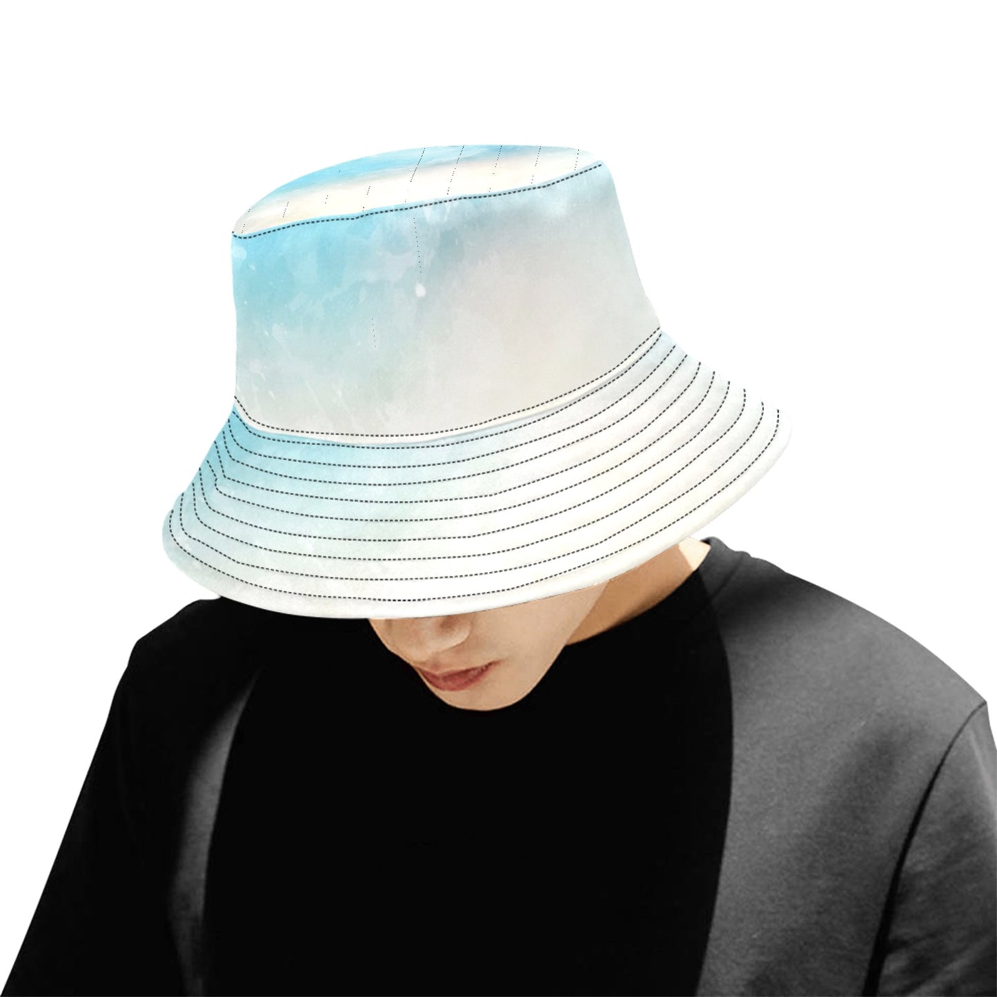 Bluish Unisex Bucket Hat