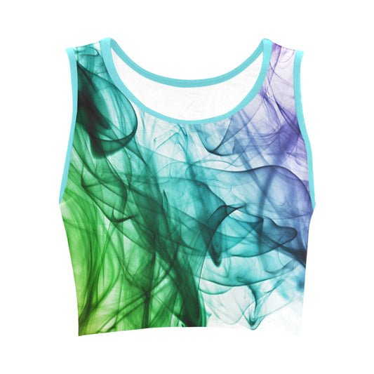 Color Whirl Women's Crop Top