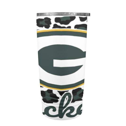 Packers 20oz Insulated Stainless Steel Mobile Tumbler