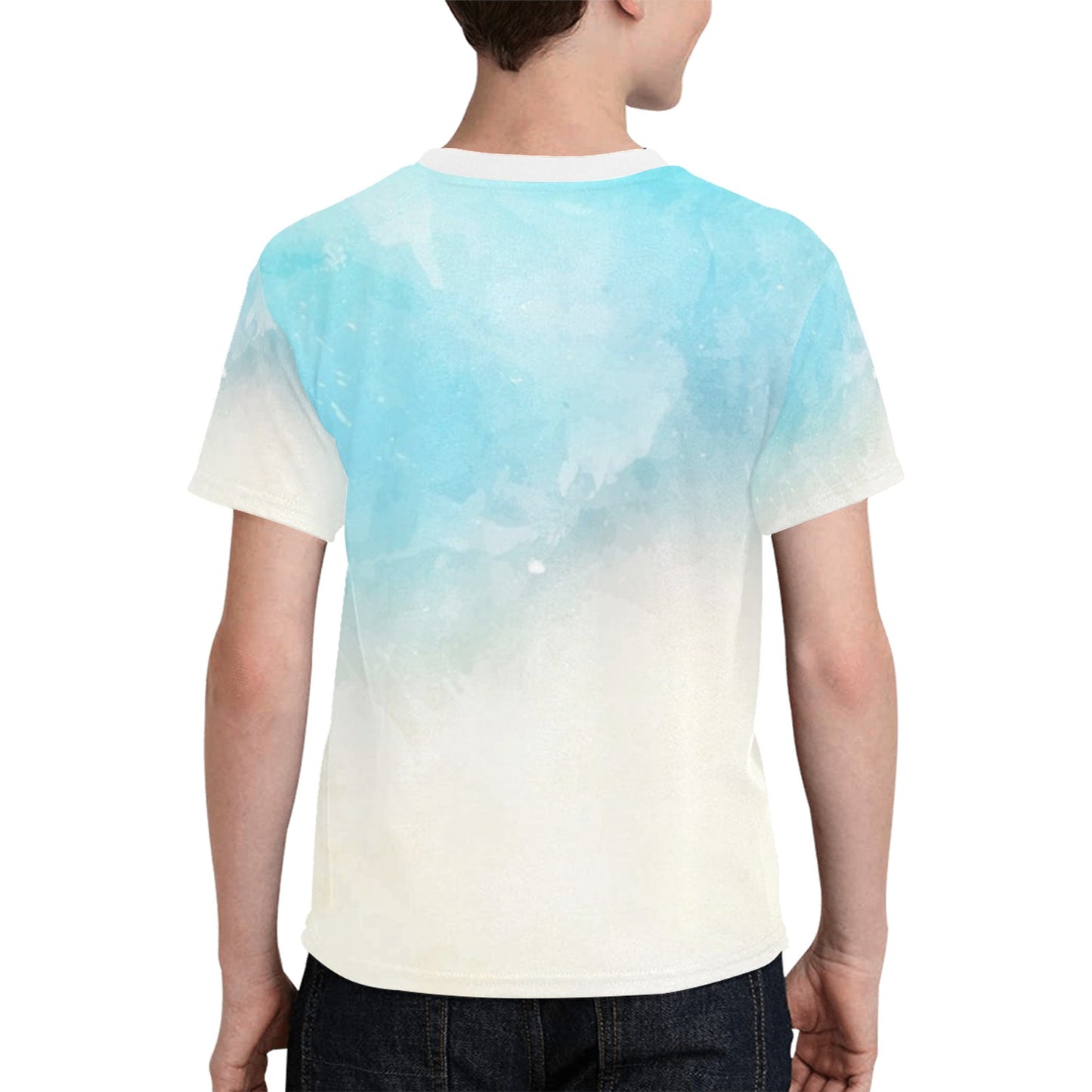 Bluish Unisex T-shirt- Youth