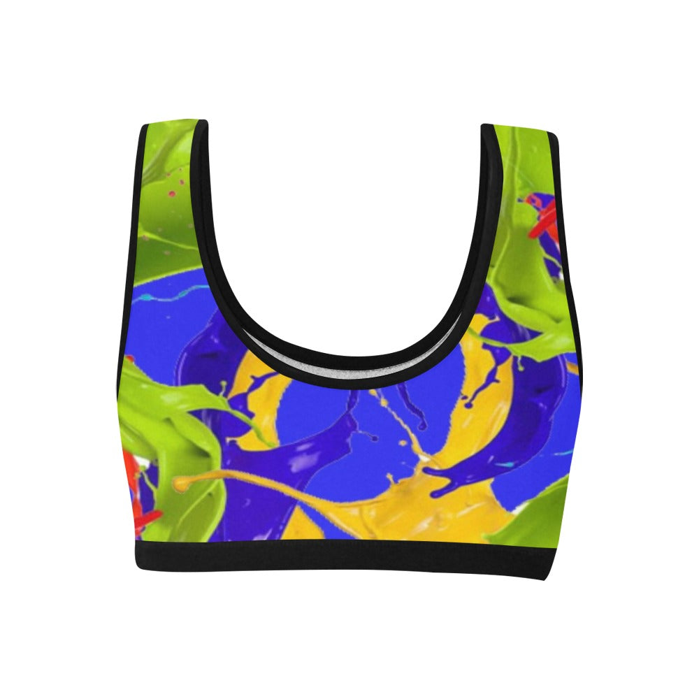 Color Mix Women's Sports Bra