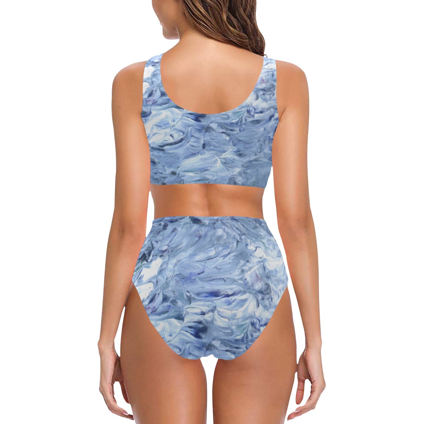 Motion In The Ocean Chest Bow Tie Bikini Swimsuit