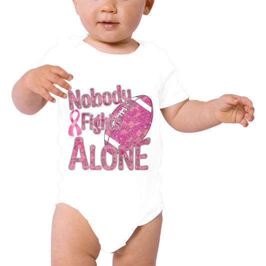 AWARENESS - Fights Alone Baby Short Sleeve Onesie