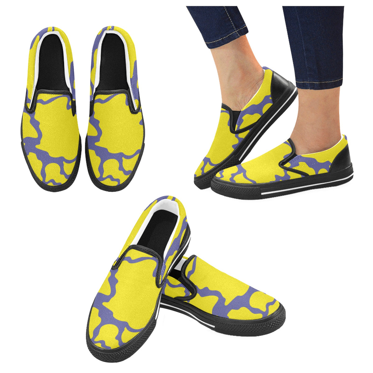 Laker Zazzle Men's Slip-on Shoes