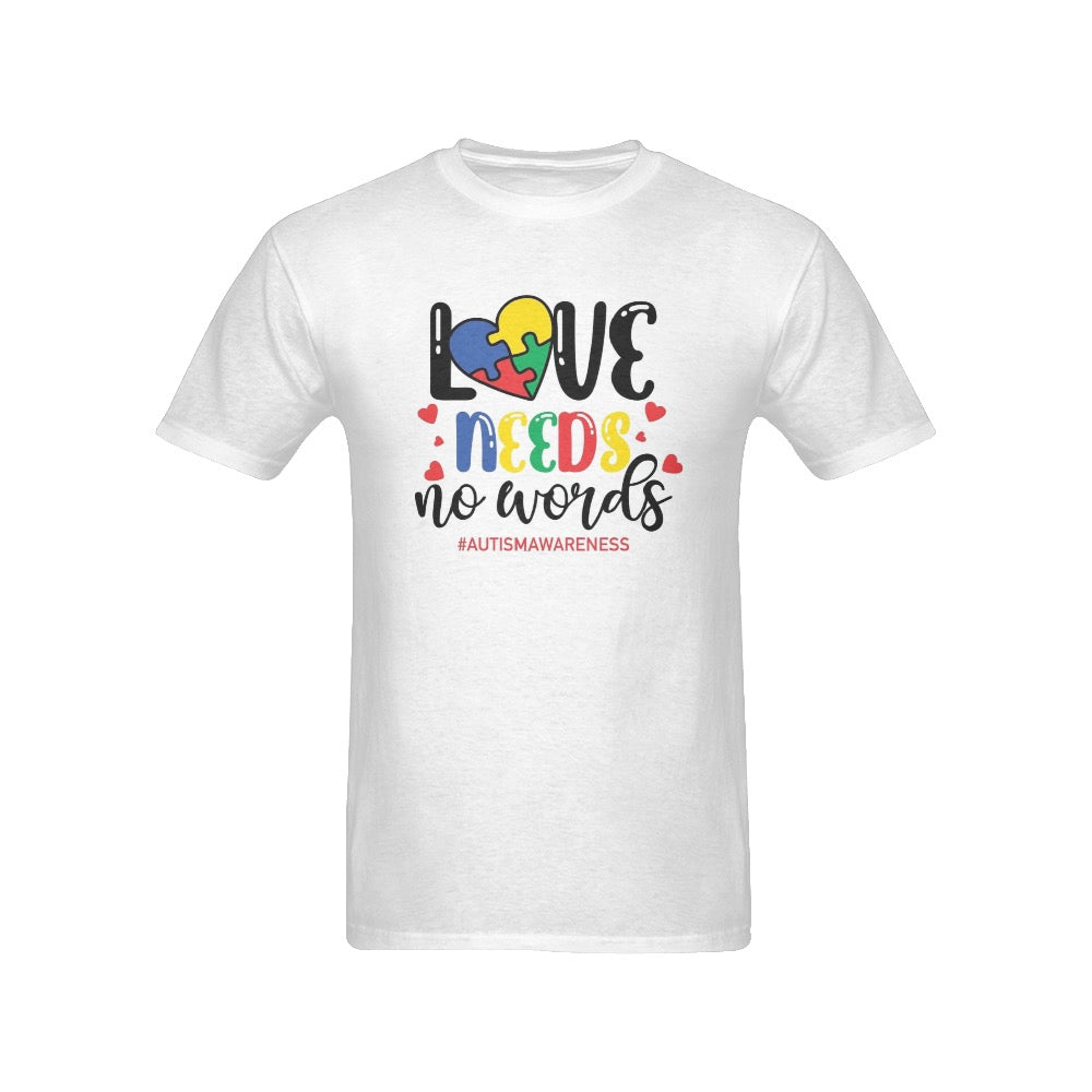 No Words Autism Men's T-Shirt