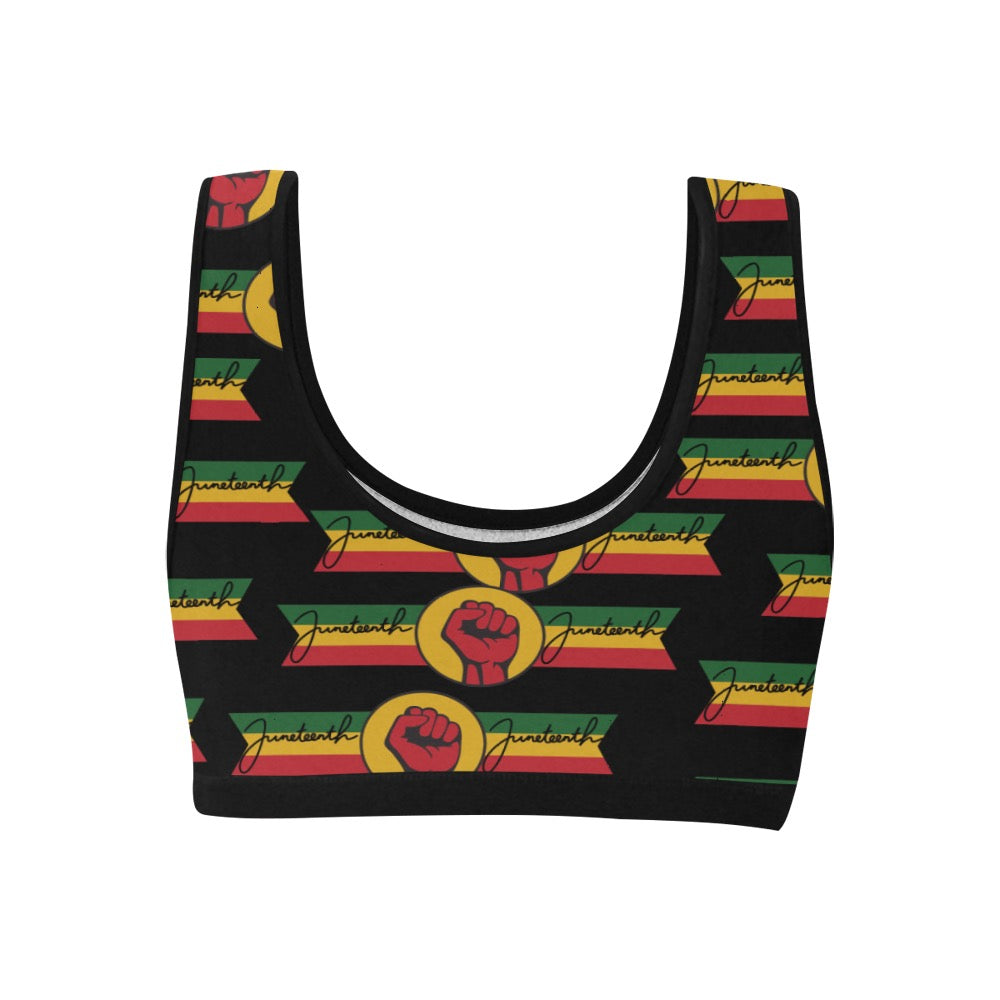 Juneteenth Women's Sports Bra