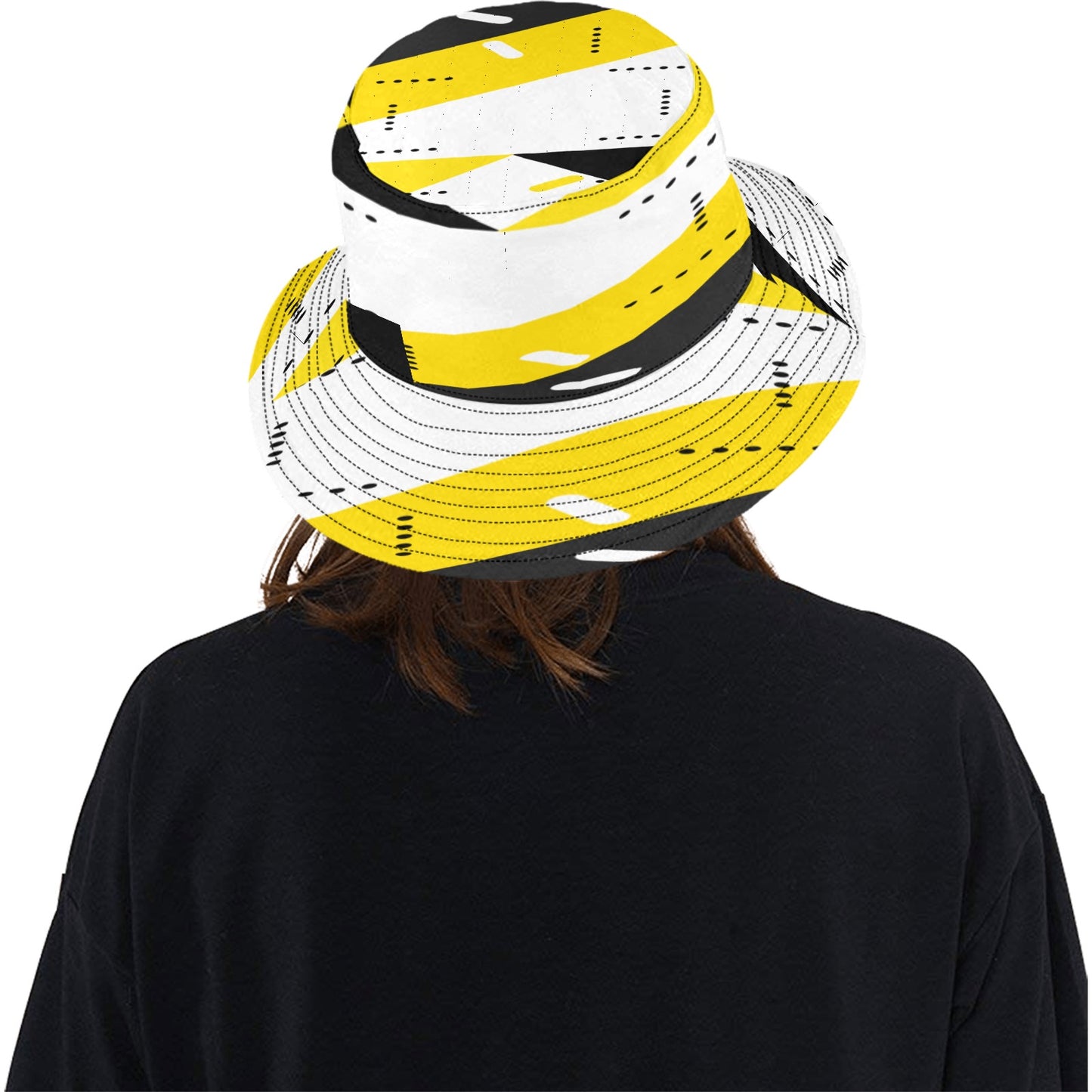 Black & Yellow Unisex Bucket Hat