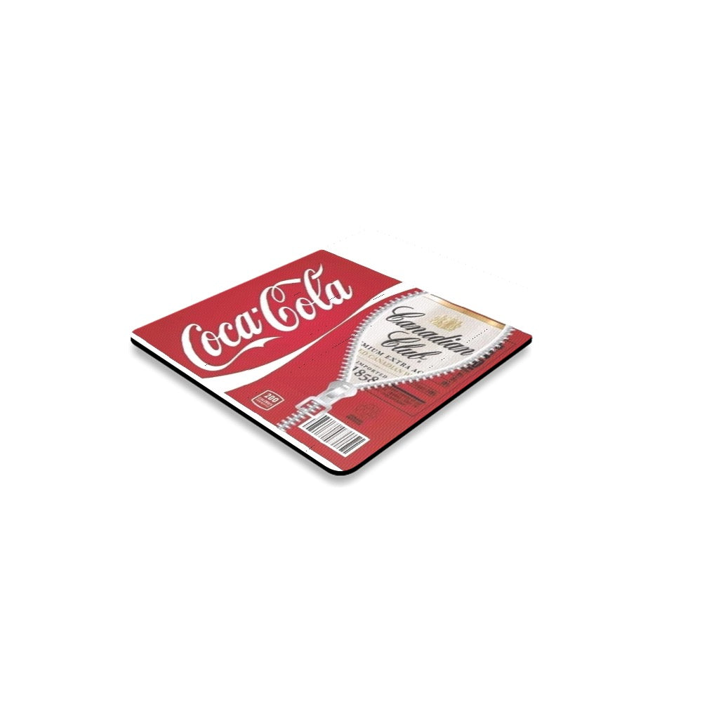 Cola & Canadian Club Square Coaster