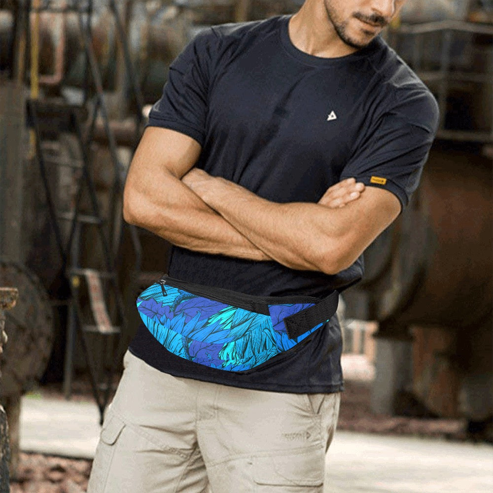 Blue Flow Fanny Pack/Large