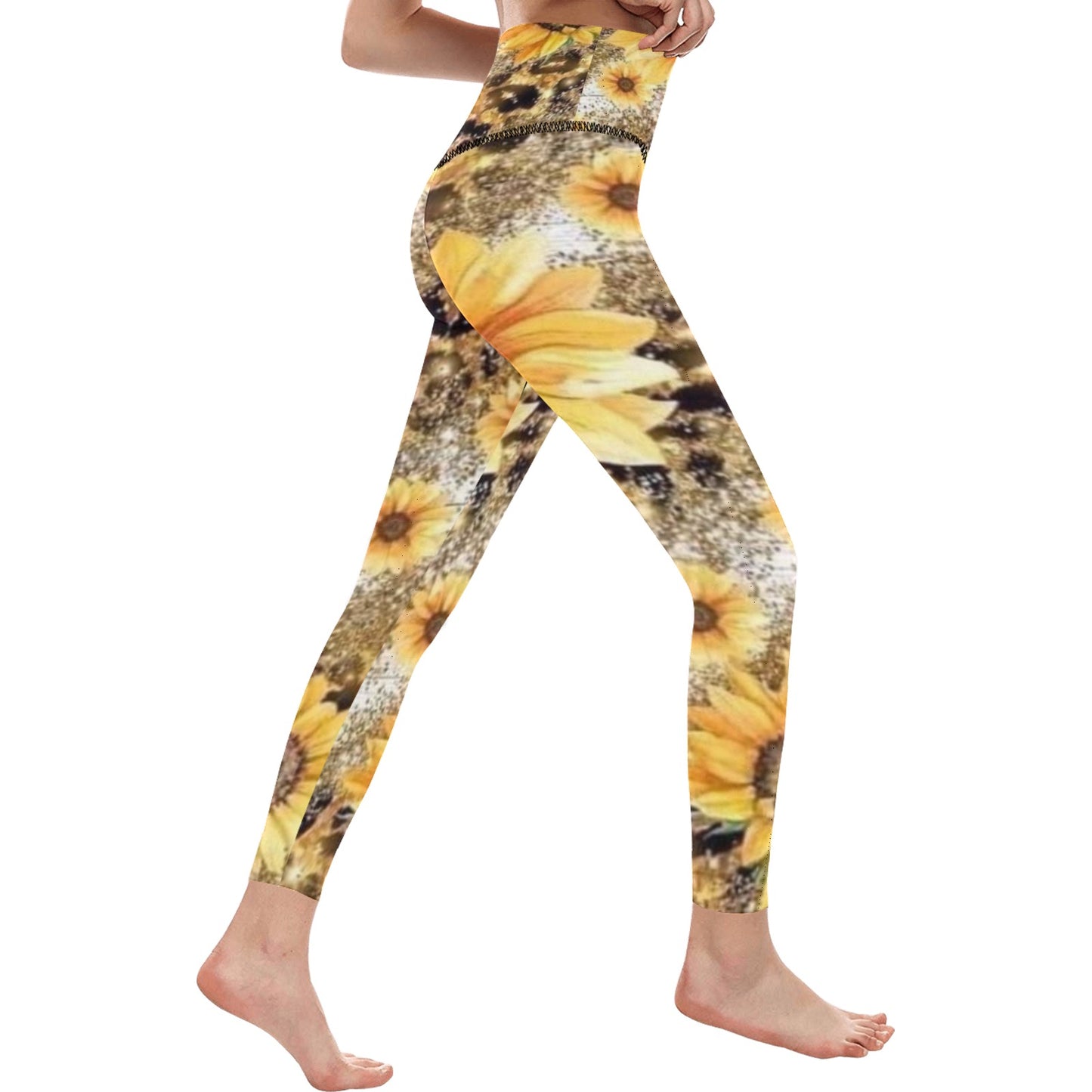 Sunflower Women's High-Waisted Leggings