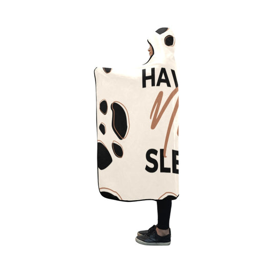 Have a Nice Sleep Hooded Blanket 50''x40''