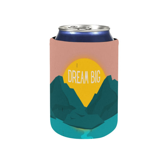 Dream Big Neoprene Can Cooler