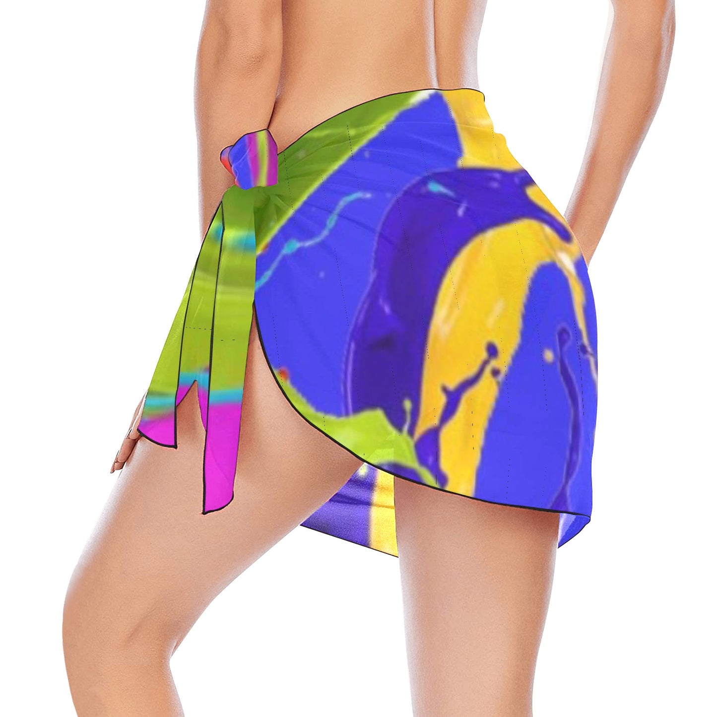 Color Mix Beach Sarong Wrap