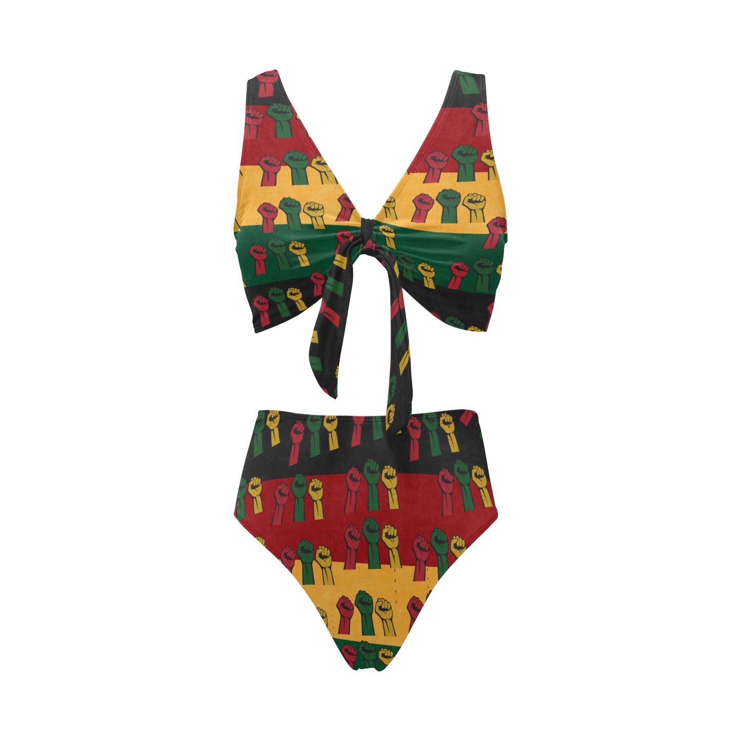 Fist of Unity Bow Tie Swimsuit