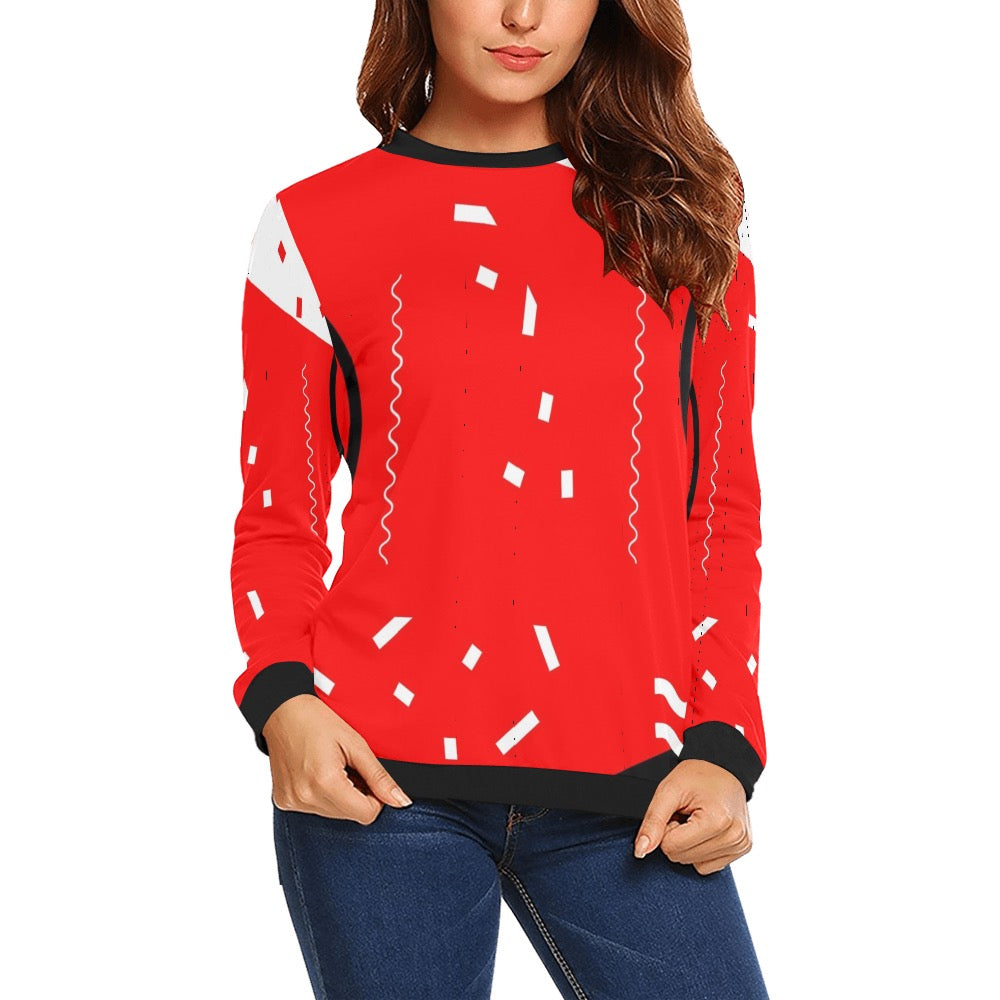 Red does it good Crewneck Sweatshirt for Women