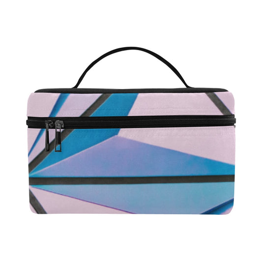 Pink Abstract Cosmetic Bag/Large