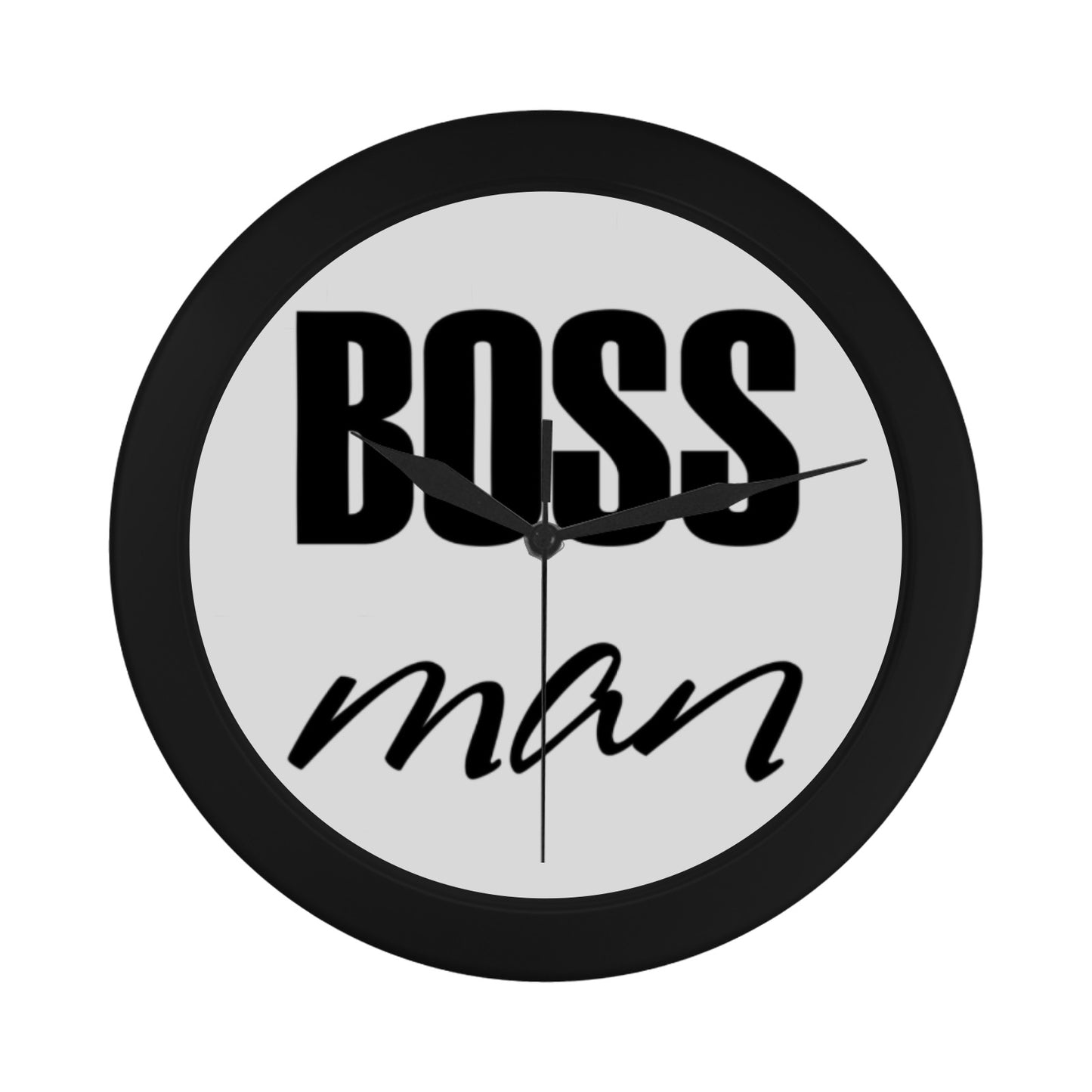 Boss Man Circular Wall clock