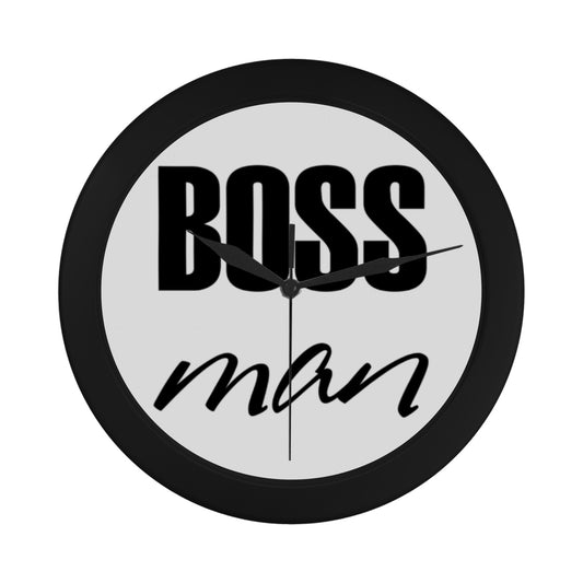 Boss Man Circular Wall clock