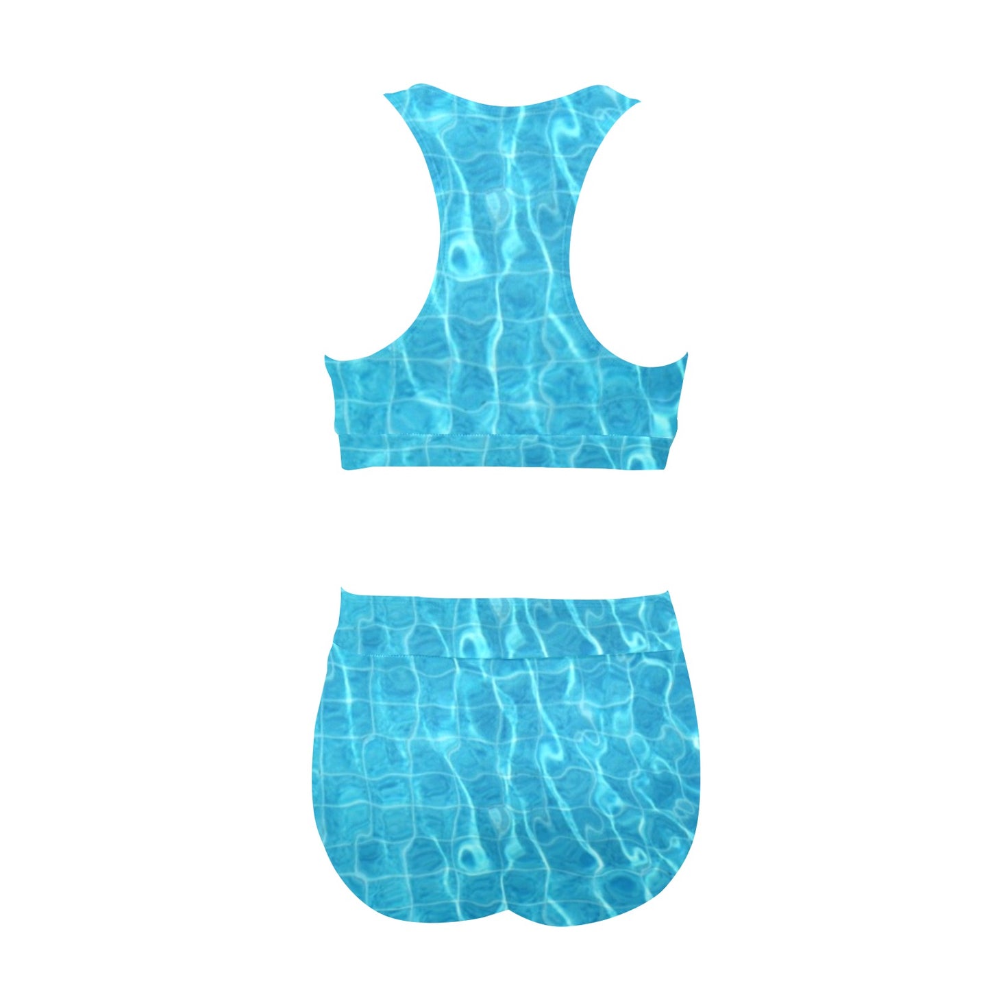 Pool Vibes Crop Top Bikini Set