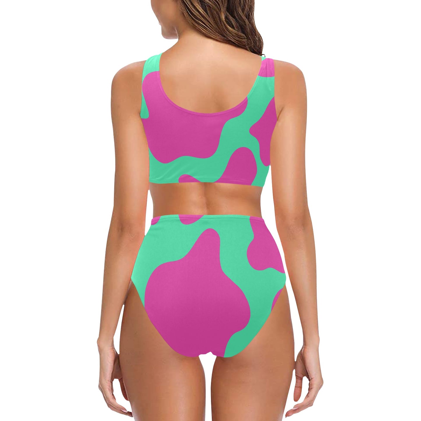 Now and Later Chest Bow Tie Bikini Swimsuit