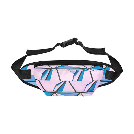 Pink Abstract Fanny Pack/Large