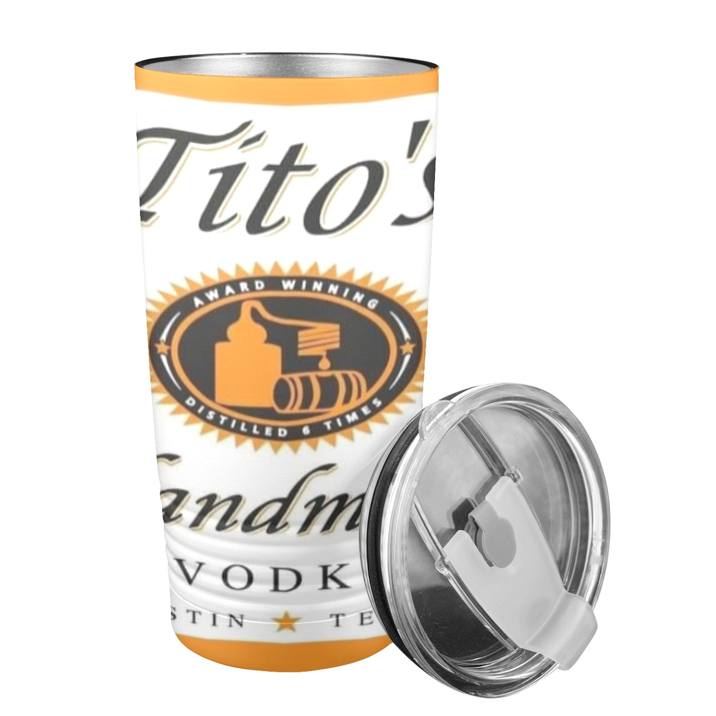 Tito’s 20oz Insulated Stainless Steel Mobile Tumbler