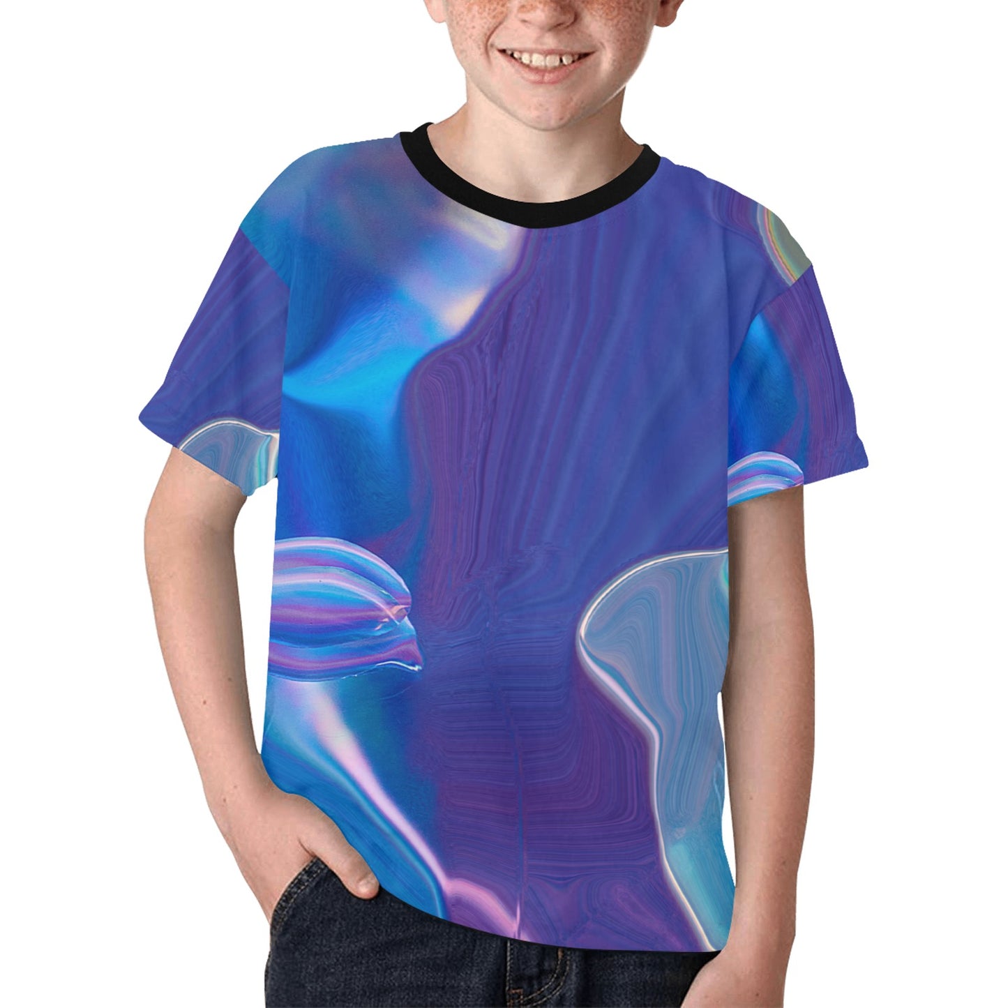 Blue Aura Unisex T-shirt- Youth