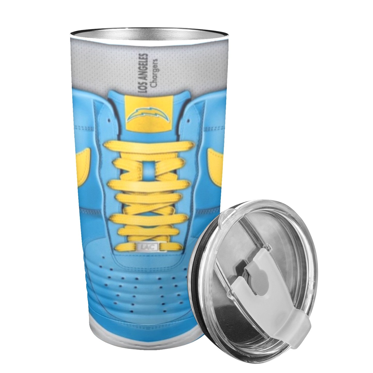 LA Chargers Sneakers 20oz Insulated Stainless Steel Mobile Tumbler