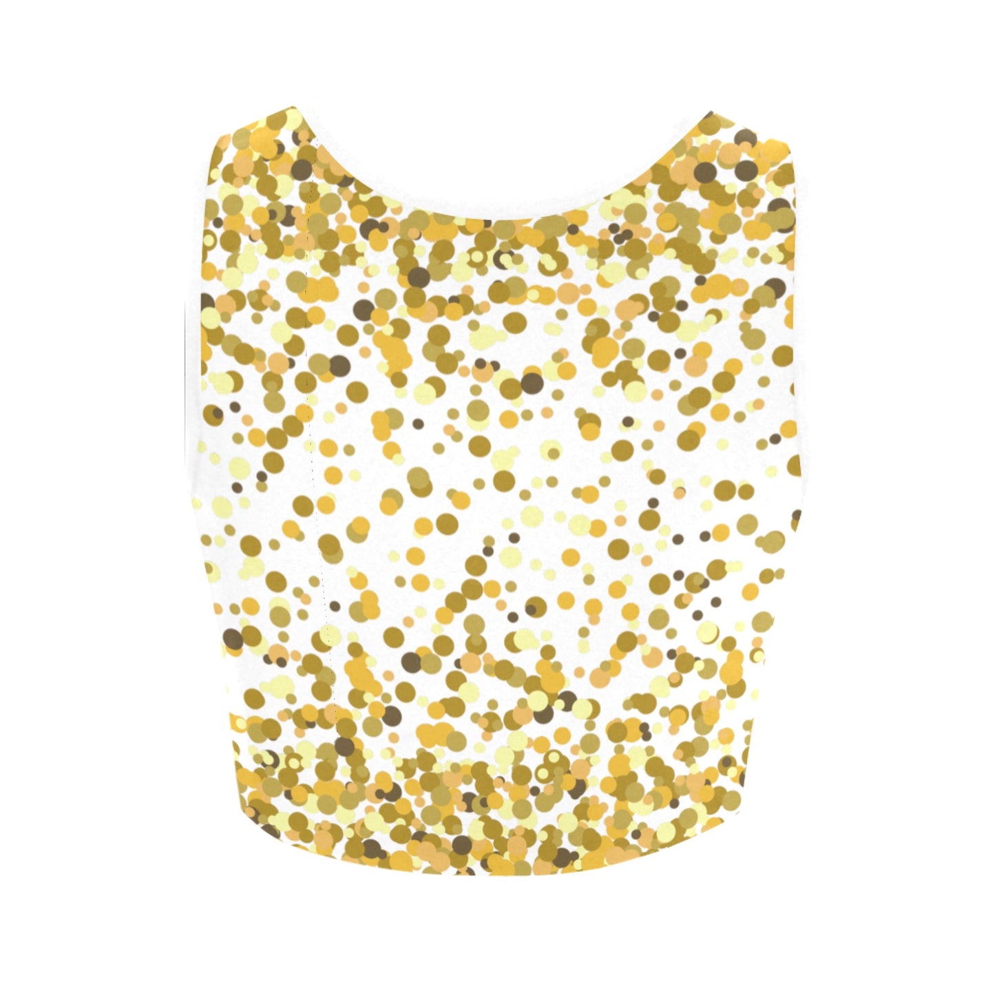 Gold Confetti Women's Crop Top