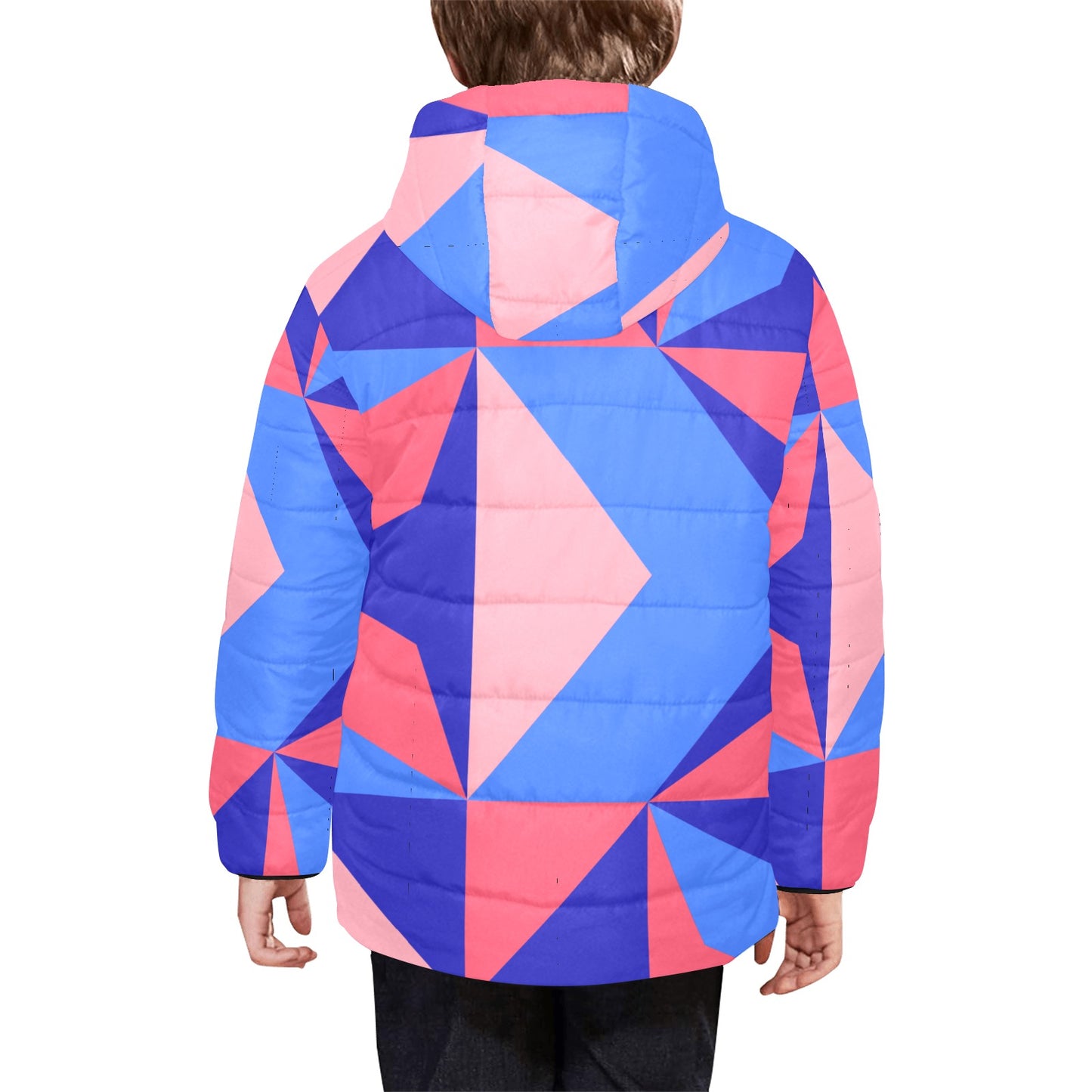 Color Abstract KidsHooded Jacket