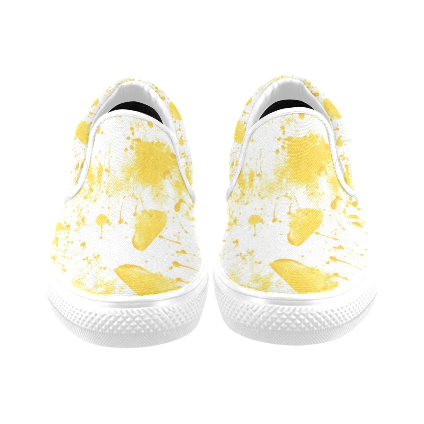 Yellow Splash Men's Slip-on Shoes