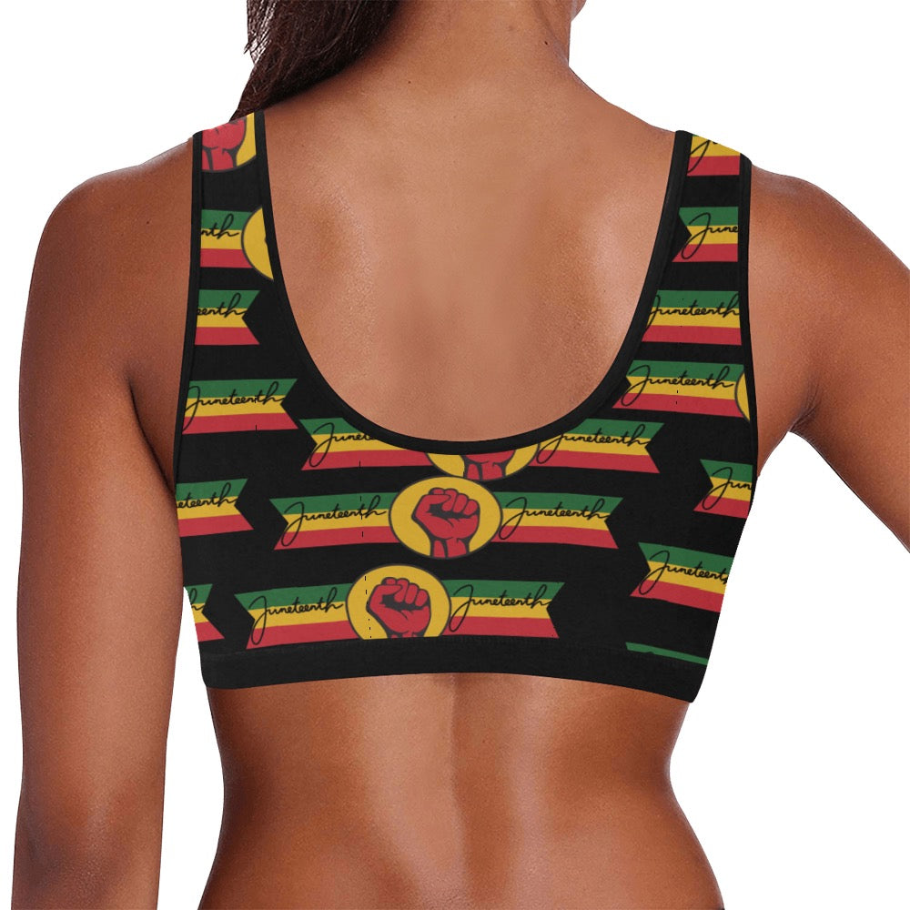 Juneteenth Women's Sports Bra