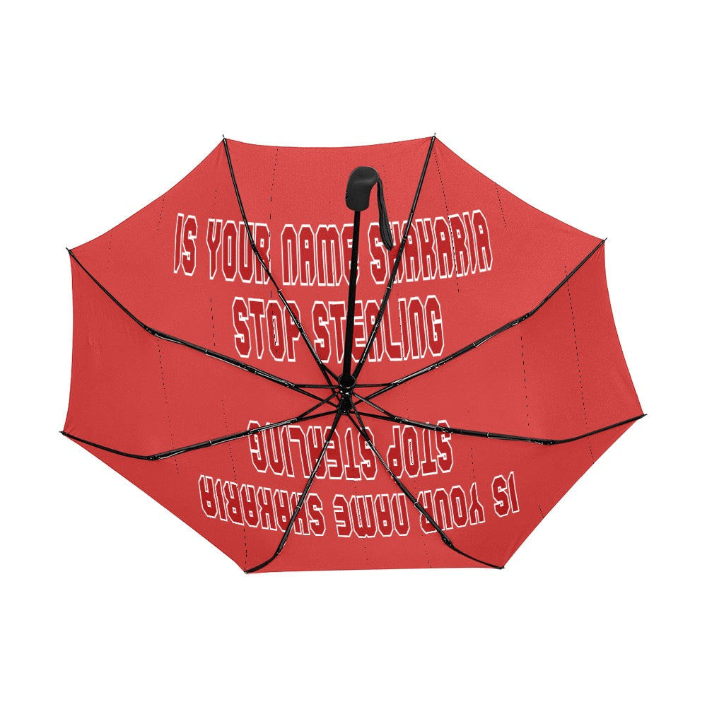 Is Your Name, Stop Stealing Anti-UV Auto-Foldable Umbrella