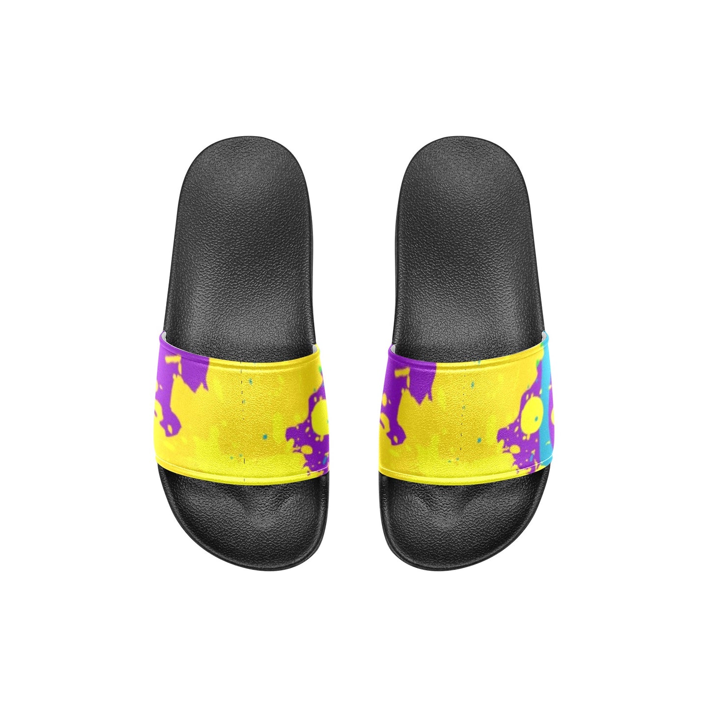 Yellow Splatter Kids Slides