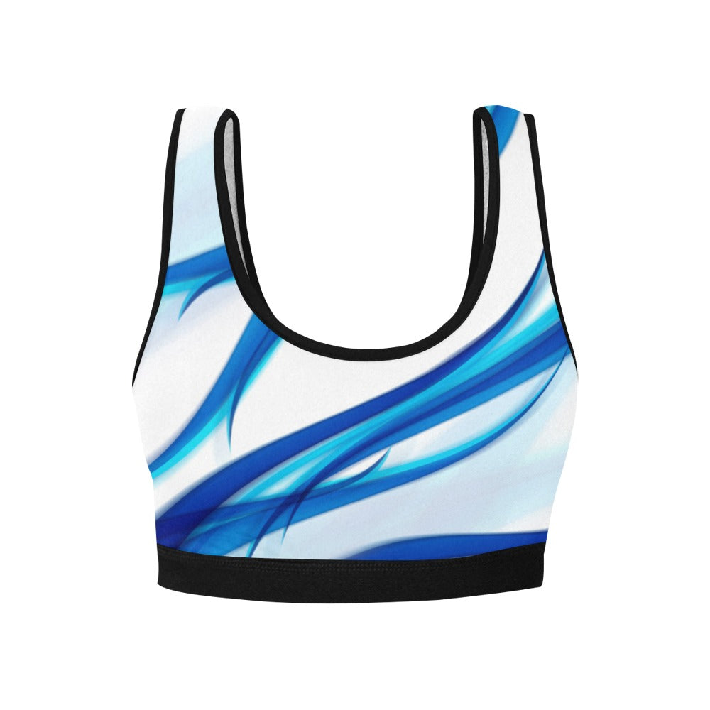 Blue Lightning Women's Sports Bra