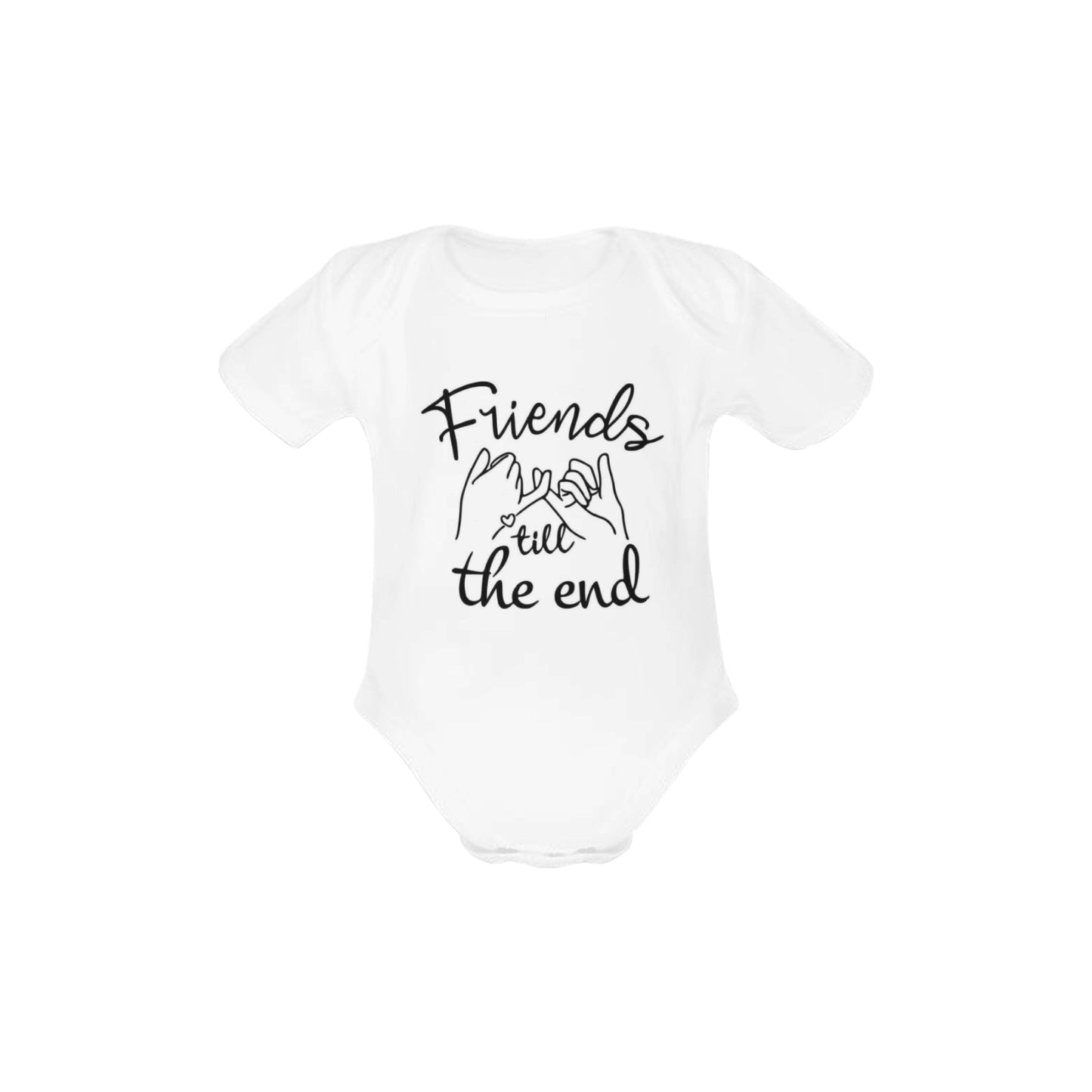 Friends till the end Baby Onesie