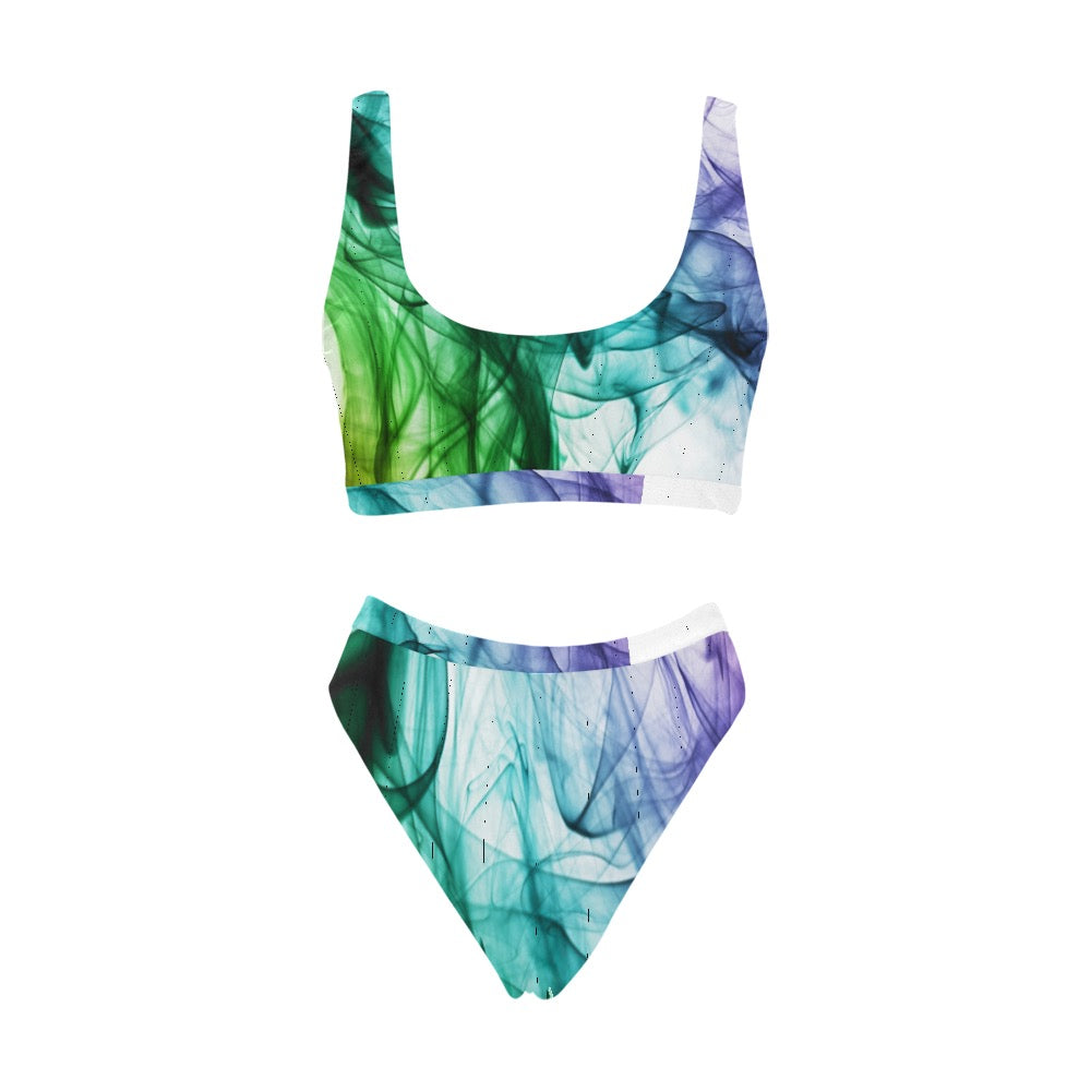 Color Whirl Sport Swimsuit