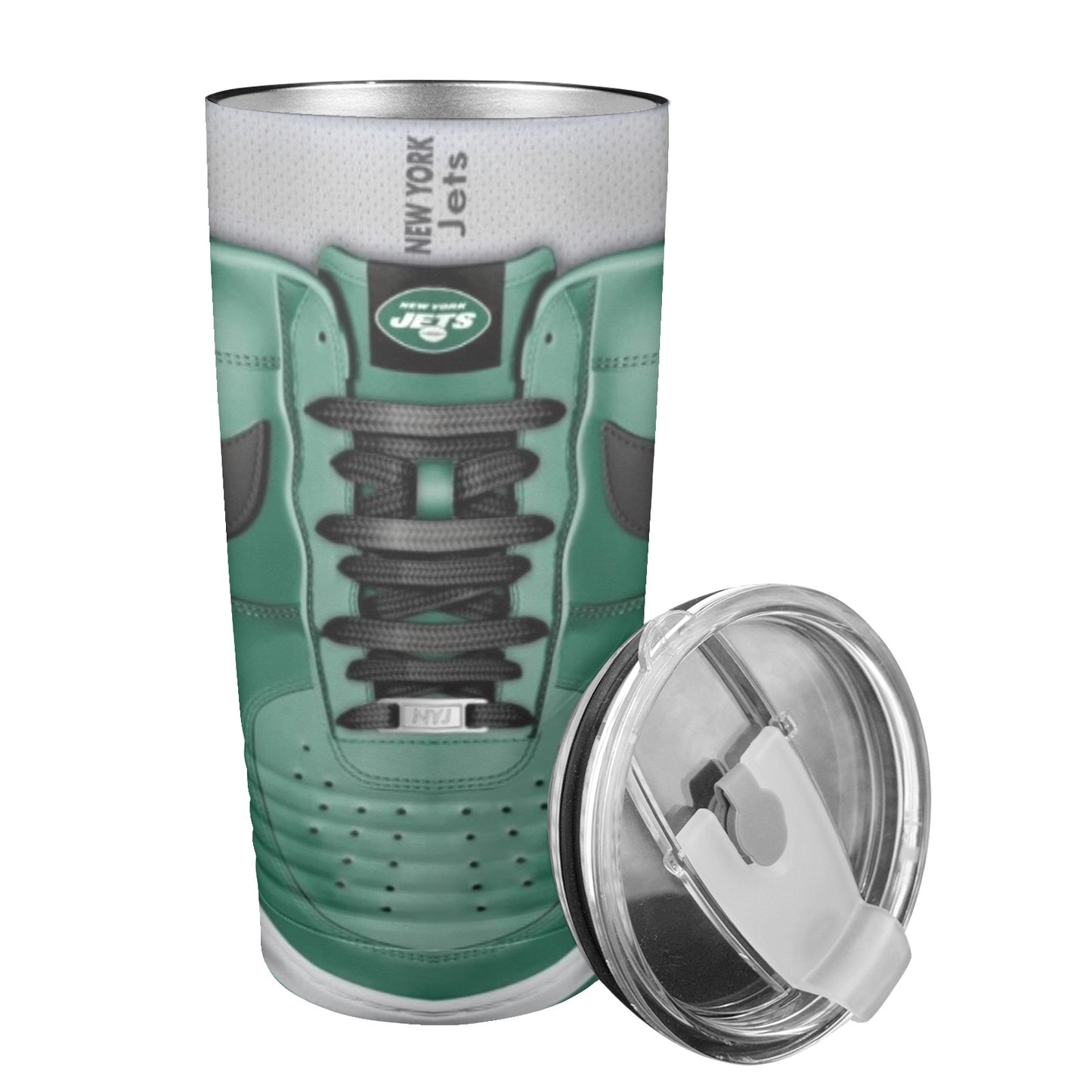 Jets Sneakers 20oz Insulated Stainless Steel Mobile Tumbler