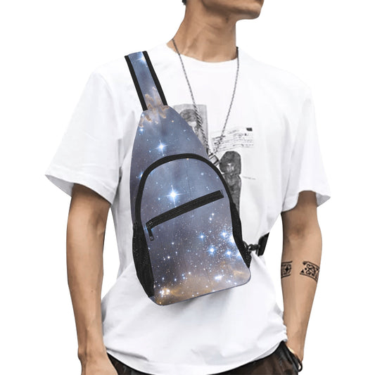 Night Galaxy Chest Bag