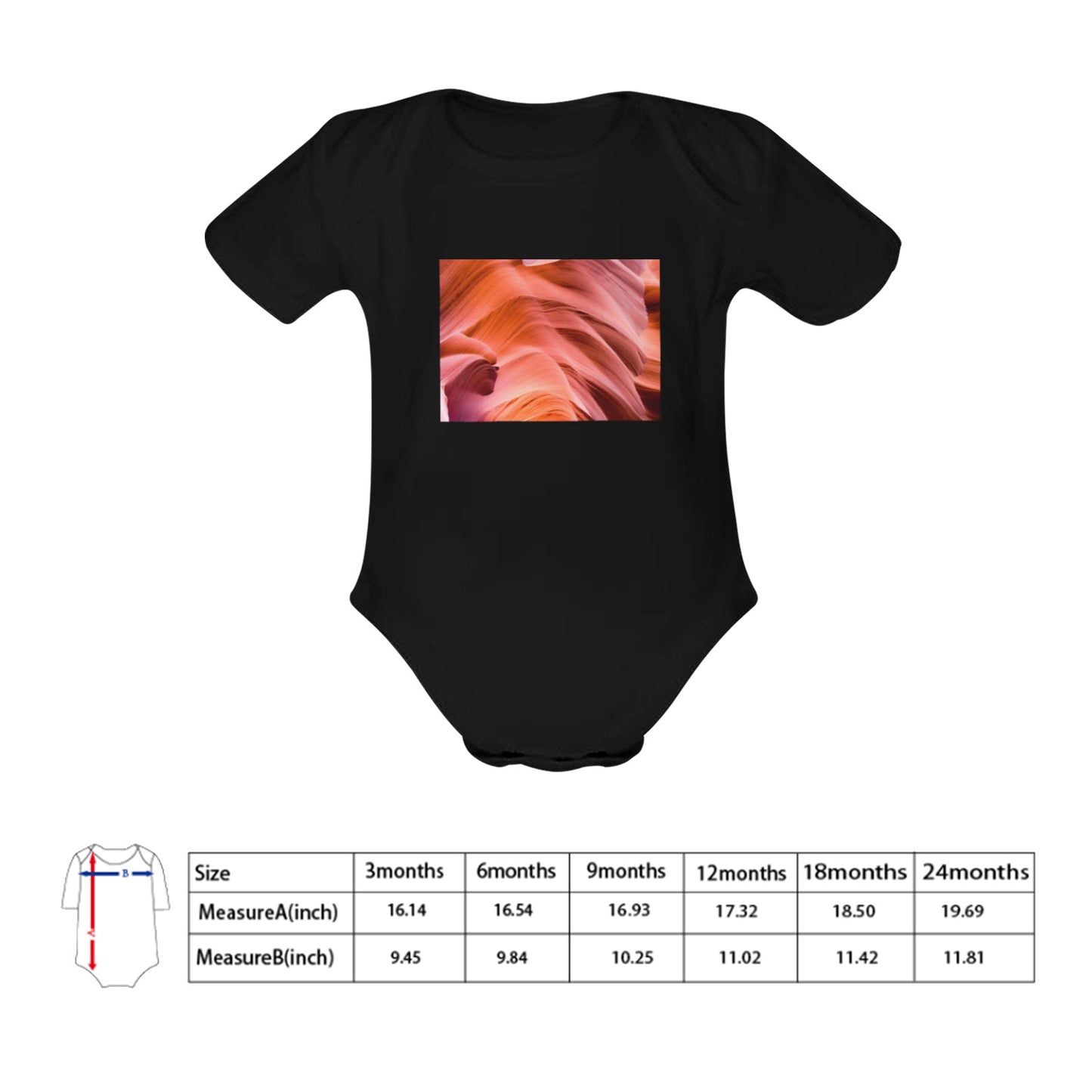 Sherbet Bliss Baby Onesie