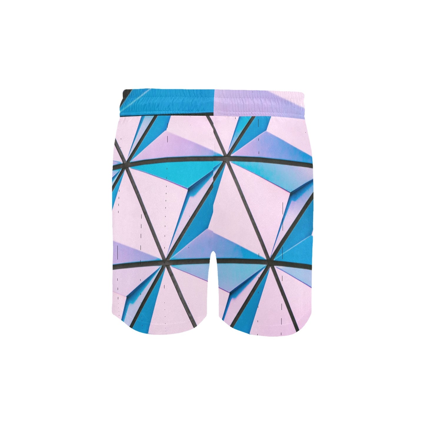 Pink Abstract Men's Swim Shorts