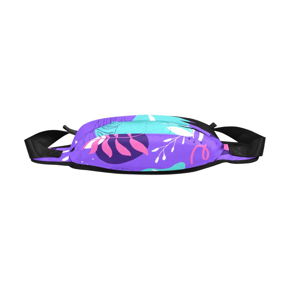 Purple Palms Fanny Pack/Large