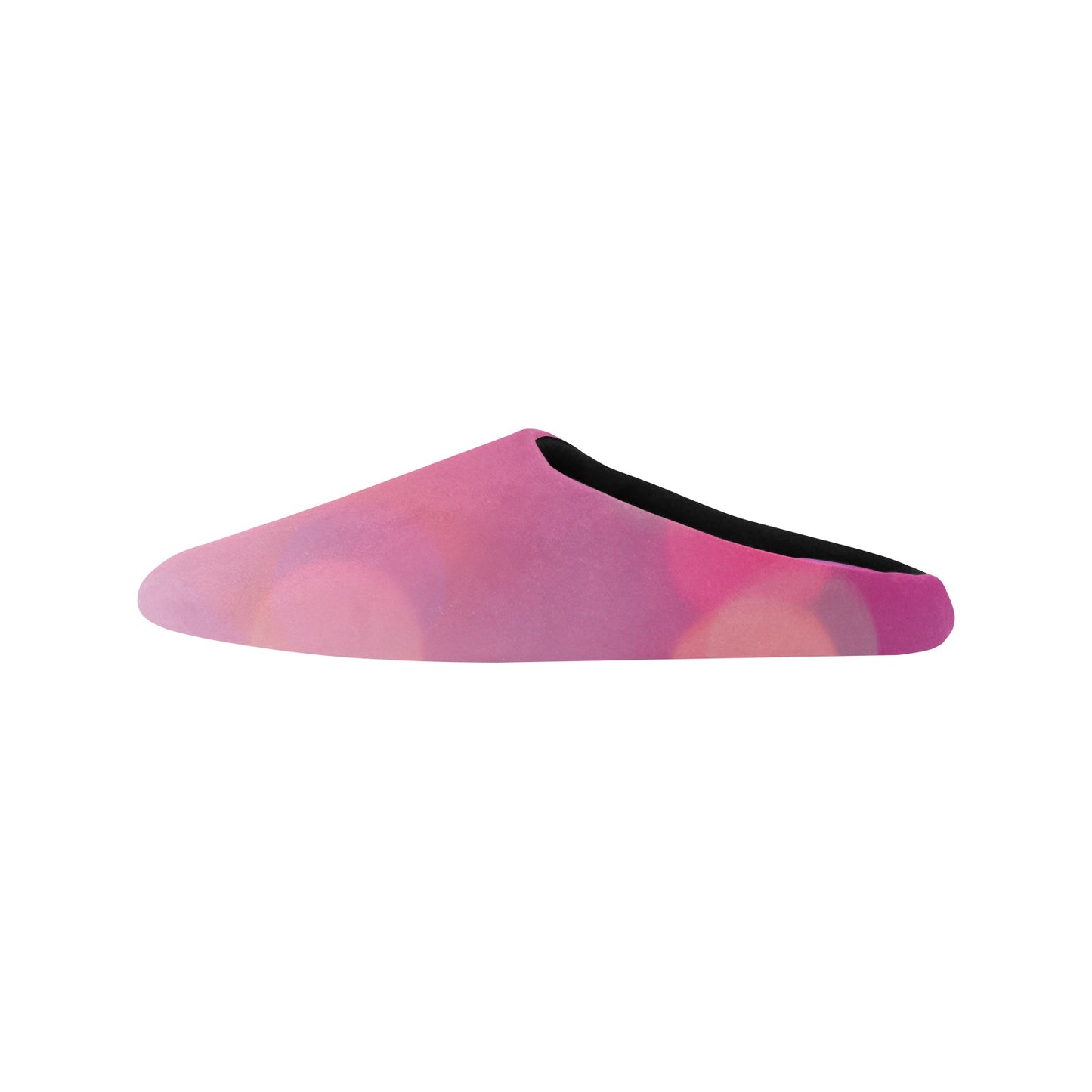 Pink Circle Women's Non-Slip Cotton Slippers