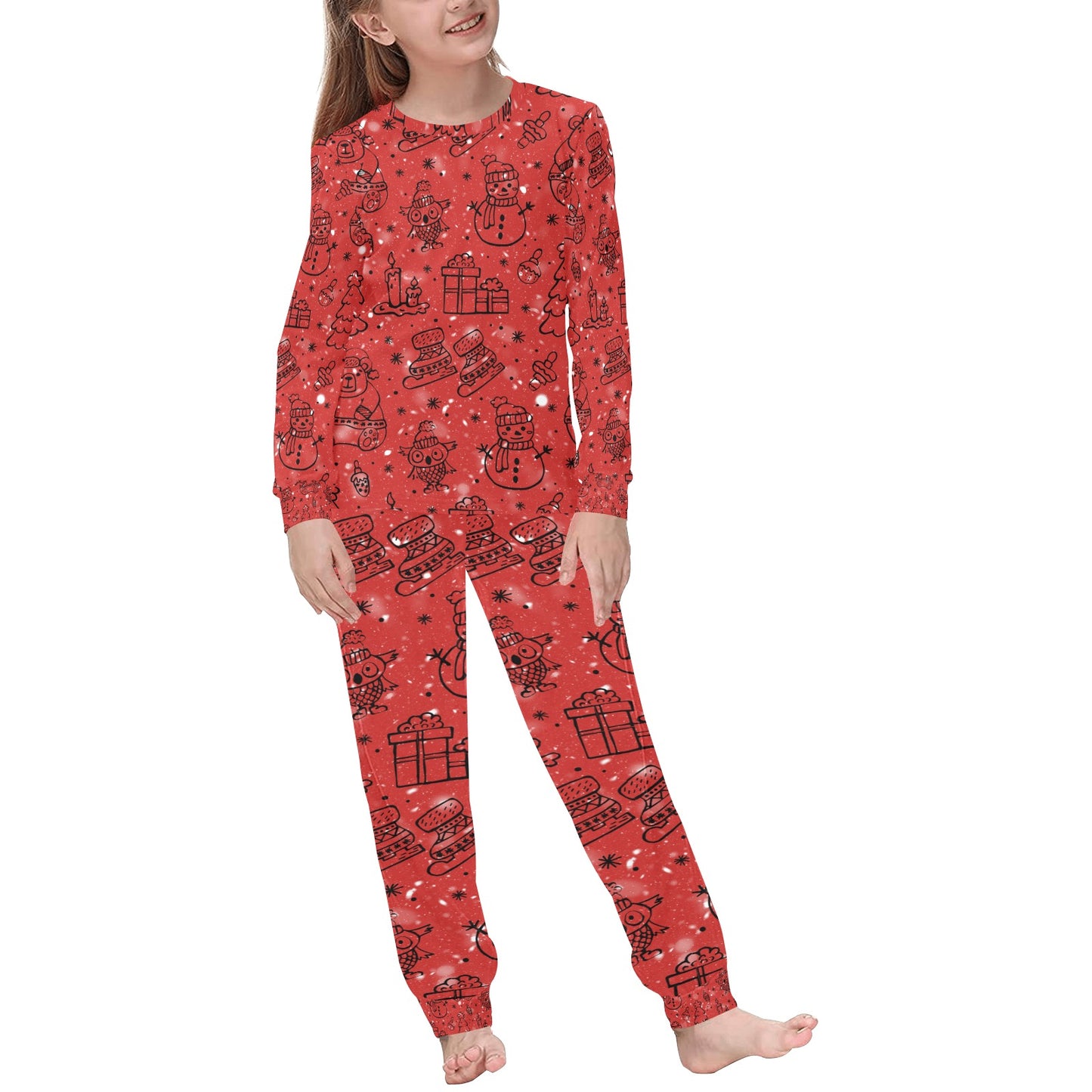 Red Christmas Kids' Pajama Set