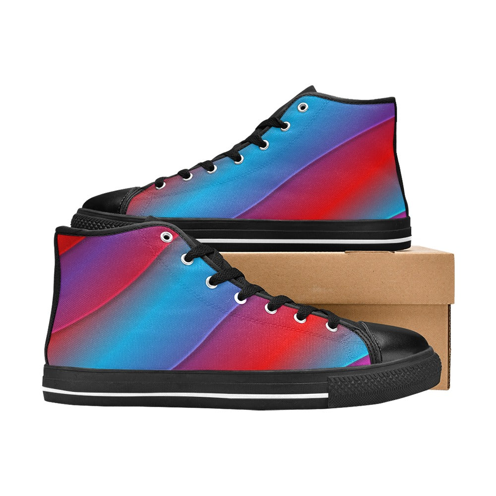 Red Brite High Top Shoes- Kids