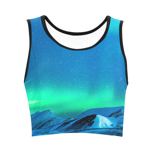 Sky Eclipse Women's Crop Top