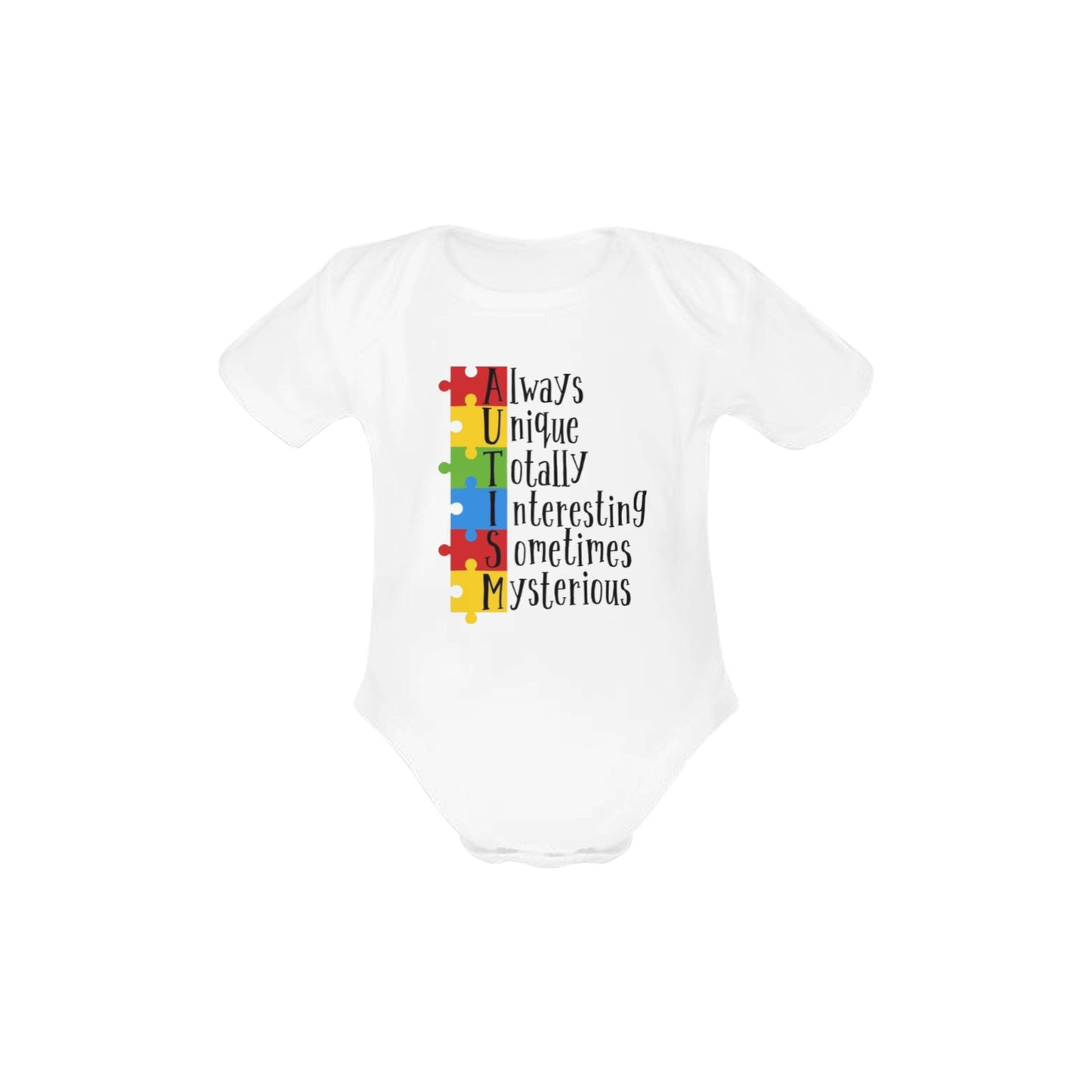 AWARENESS - Autism Baby Short Sleeve Onesie